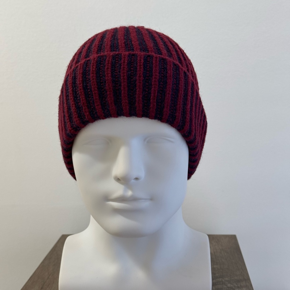 Jos.A.Bank beanie cap. Richly textured with wide ribbing. One size new with tags